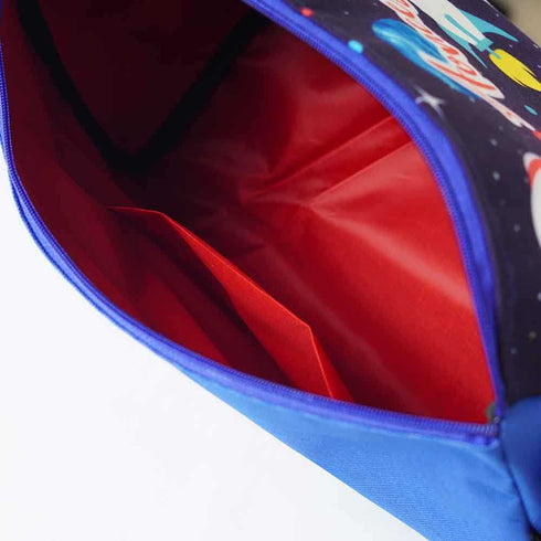 Personalised Space Printed Kids Triangle  Duffle Bag